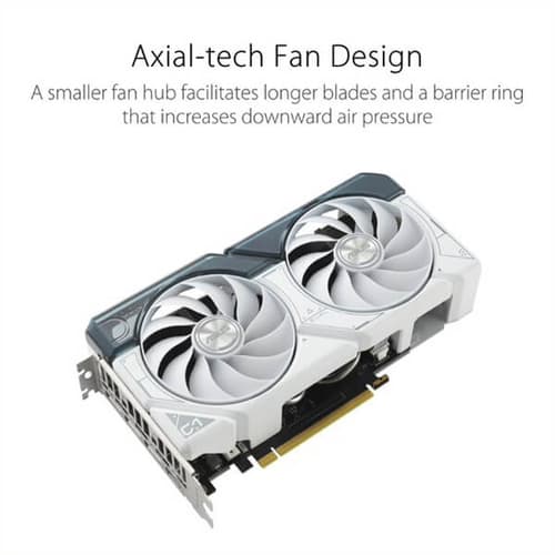 Asus Dual RTX 4060 Ti White OC Edition 8GB Graphics Card